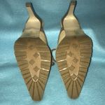 Paprika booties clogs slip on suede lace ups stacked heel tan size 5 1/2 Photo 2