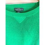 LRL Lauren Jeans Co. Ralph Lauren Green Long Sleeve Waffle Knit Sweater Size L Photo 2