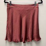 Wishlist  Apparel Boutique Maroon Mini Skirt | Size Large Photo 0