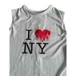 LUCKY IN LOVE x Bethanie Mattek Sands US Open Worn NY Tank Top Size M White Size M Photo 3