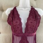 Victoria’s Secret Burgundy Bodysuit Lingerie L Red Size L Photo 2