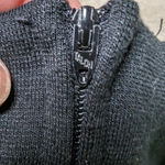 Vtg 1960s Plu Black Knit Pastel Floral Tapestry Long Sleeve Belted Maxi Dress 10 Photo 3