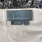 Anthropologie  Brown & Black Animal Print Short Sleeve Crop Top S Photo 3