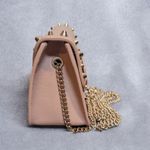 Furla Metropolis Mini Studded Saffiano Leather Blush Pink Crossbody Bag Photo 4