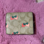 Coach  strawberry print snap wallet Photo 4
