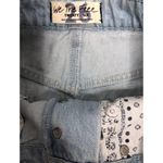 Free People  We The Free Going Rouge Raw Hem Denim Skirt Size 26 Photo 6