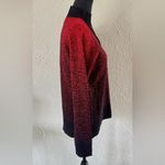 Adrienne Vittadini 😍ADRIENNE VITTADIN Glitter Red Sweater😍 ~medium NWT Photo 2