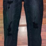 American Eagle Women's Black Distressed Super Stretch Low Jegging JEANS ~ Size 0. Photo 0