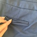 Carmen Marc Valvo  Navy Blue Soft Dress Pants Photo 5