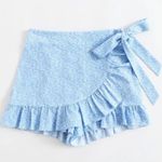 SheIn Tie Side Ruffle Wrap Skort Photo 0