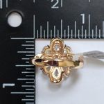 Gold Filled Crystal Flower Ring Photo 5