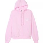PINK - Victoria's Secret Victoria's Secret Pink ivy fleece full zip hoodie pink  Photo 0