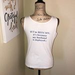 Women’s Air Force Wife White & Blue Deployed Husband Tank Top Size L Size L Photo 1