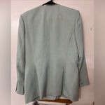 Amanda Smith  Skirt Suit 8 Mint Green Lined Straight Knee Length Photo 3