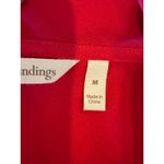 Soft Surroundings  Shirt Women Red Hooded Half Zip Pullover‎ Top Mature Preppy Photo 10