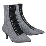 Tabitha Simmons 💖  Quin Herringbone Ankle Booties Photo 0