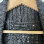 Banana Republic  Chunky Knit Dark Gray Cardigan Sweater Size XS Cotton Blend Photo 1