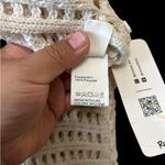 Romwe  Cream Crochet Cape,Size M,100%Polyester,NWT Photo 6