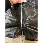 Abercrombie & Fitch Curve Love Vegan Leather 90s Straight Pant Size 30 / 10 Photo 11