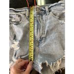 Abercrombie & Fitch  The Mom Short High Rise‎ Blue Jean Denim Cut Off Sz 2/26 Photo 5