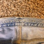 American Eagle Mom Jeans High Waisted Light Wash Denim Comfort Fit 20 Short Blue Size undefined Photo 1