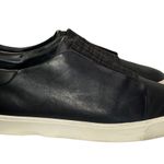 Vince Blair Black Leather Slip-On Sneakers Women’s 10 EU 40 Casual Shoes Photo 0