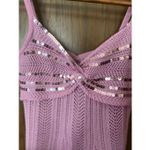 Tahari Merino Wool Crochet Camisole with Sequins Photo 3