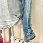 American Eagle AEO Light Wash Denim Shirt Photo 2