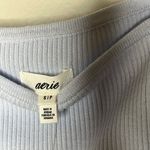 Aerie Crochet Sweater Tank Top Eyelet Blue Women’s Size Small NWT Photo 5