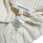 EMERSON FRY Carolyn Cardigan, Ivory Organic, XS White Photo 9