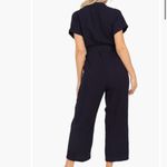 Petal and Pup NWOT Black Archie Tie Waist Linen Jumpsuit 2 XS (NO BELT) Photo 1