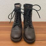 FREEBIRD by Steven 99202 “Cavalier” Brown Leather Lace Up Boots Women’s Size 7 Photo 2