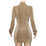 With Jean WITH JÉAN Andy Dress, Latte, Small Photo 11