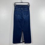 joe's jeans Denim Midi Skirt Size 27 Comeover Wash High Waist Back Slit Stretch Photo 2