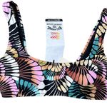 Billabong NWT  A/Div Multi Abstract Tropical Bikini Bra Swimsuit Top Small Photo 0