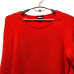 Lands' End  Cable Knit Sweater Orange 2X Photo 2