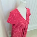 Boden Pink Dot Midi Dress Size 14 R Cotton Blend Photo 7
