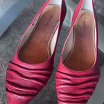 NIB Vintage Matisse Genuine Leather Kitten Heel Pumps Red Size 6 Photo 0