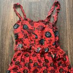 Ulla Johnson  Red Adyna Short Casual Dress Photo 2