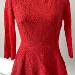Anthropologie Lace Peplum Top Photo 0