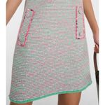 Etro Collared Shirt Dress in Green Pink 38 New Womens Tweed Boucle Mini Size undefined Photo 12