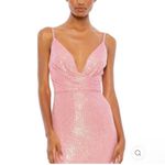 Mac Duggal NWT  26945 Coral Pink Sequin Gown Dress‎ size 16 Photo 3