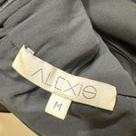 Alexis  Black Dress with White Floral Pattern Size M Photo 6