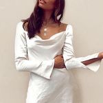 Princess Polly Star Power Mini Dress in Champagne Photo 0