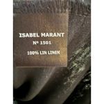 Isabel Marant  Etoile Linen Stripe Blouse Shirt Medium Top 3/4 Color Block Long Photo 4