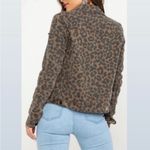Elan  Leopard Denim Jean Jacket w/Pockets, Small Photo 6