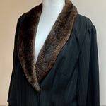 Jessica Howard  Woman Black Blazer W/Faux Fur Photo 3