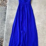 Ted Baker Silk Strapless Maxi Gown Womens Blue 0 Photo 0