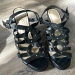 Nine & Co. Strappy Caged Heeled Sandals Size 7/8 Photo 3