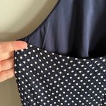 The Limited Navy Polka Dot Halter Dress Size 2 | Fit & Flare Retro Sleeveless Photo 8